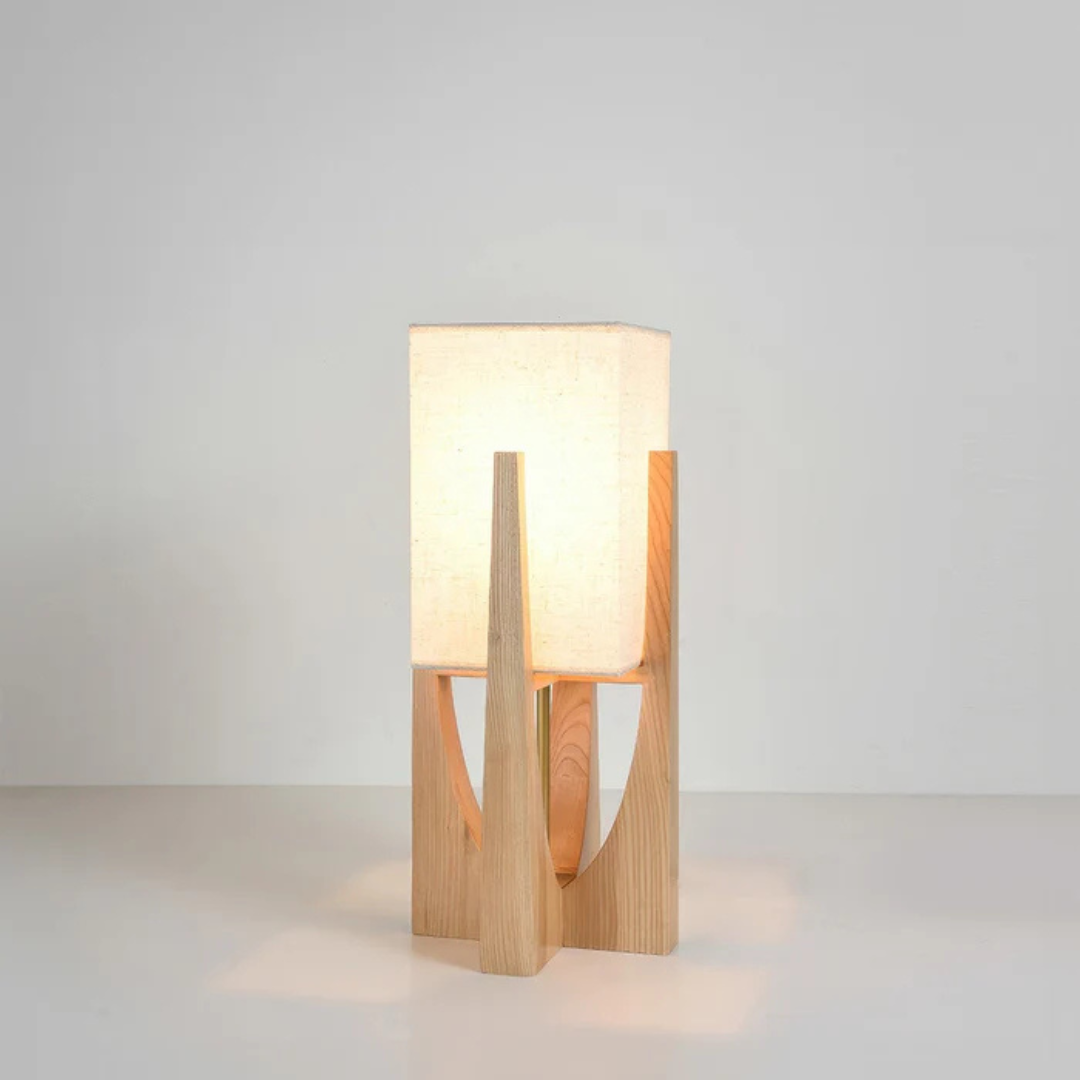 Luxora - Japanese Style Floor Lamp | Wooden Table Lamp